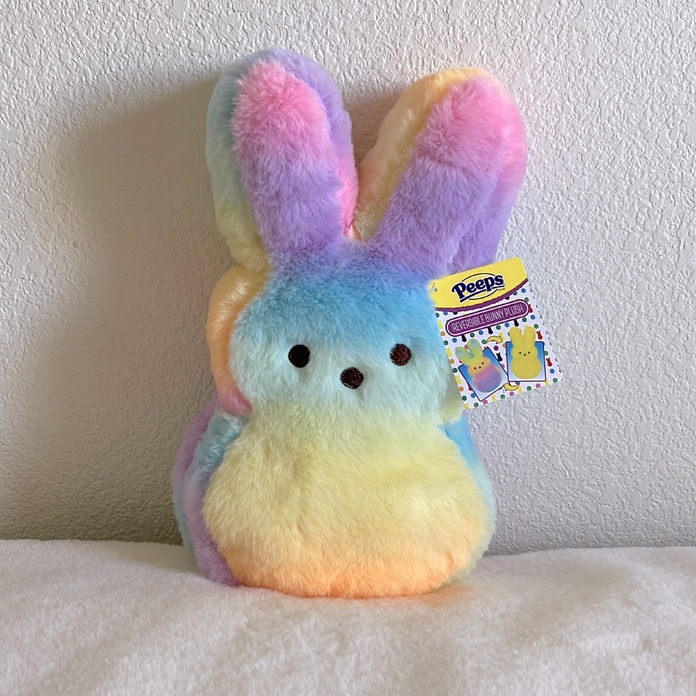 { peeps / reversible bunny plush }